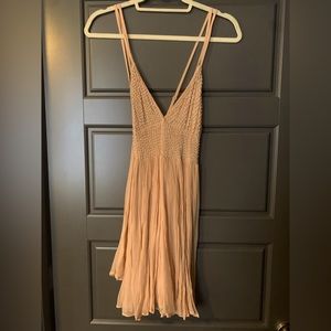 Free People Beaded top mini dress